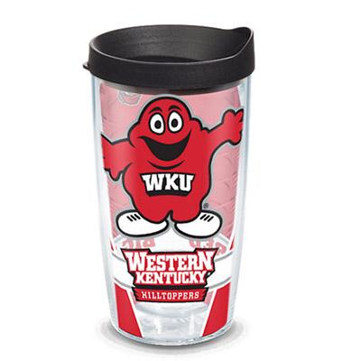 Western Kentucky Tervis 16oz Big Red Wrap Tumbler