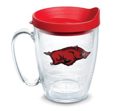 Arkansas Tervis Hog Logo Mug