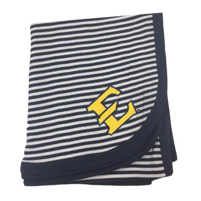 ETSU Infant Striped Knit Blanket