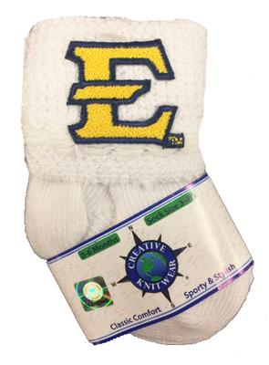 ETSU Infant Non-Kickoff Booties