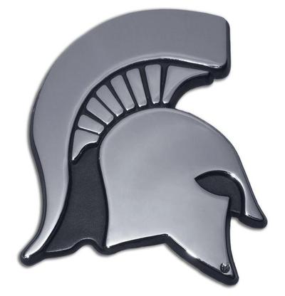 Michigan Chrome Spartan Head Emblem