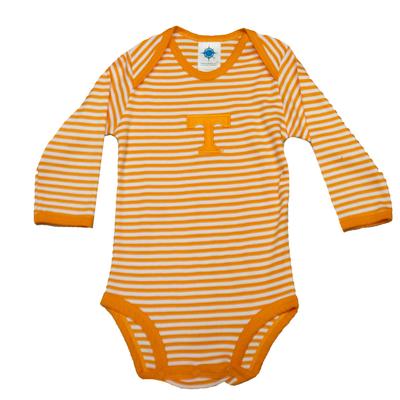 Tennessee Infant Long Sleeve Striped Body Suit