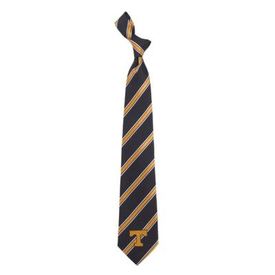 Tennessee Men's Woven Power T Striped Tie