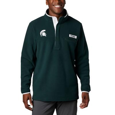 Michigan State Columbia Harborside Fleece Pullover
