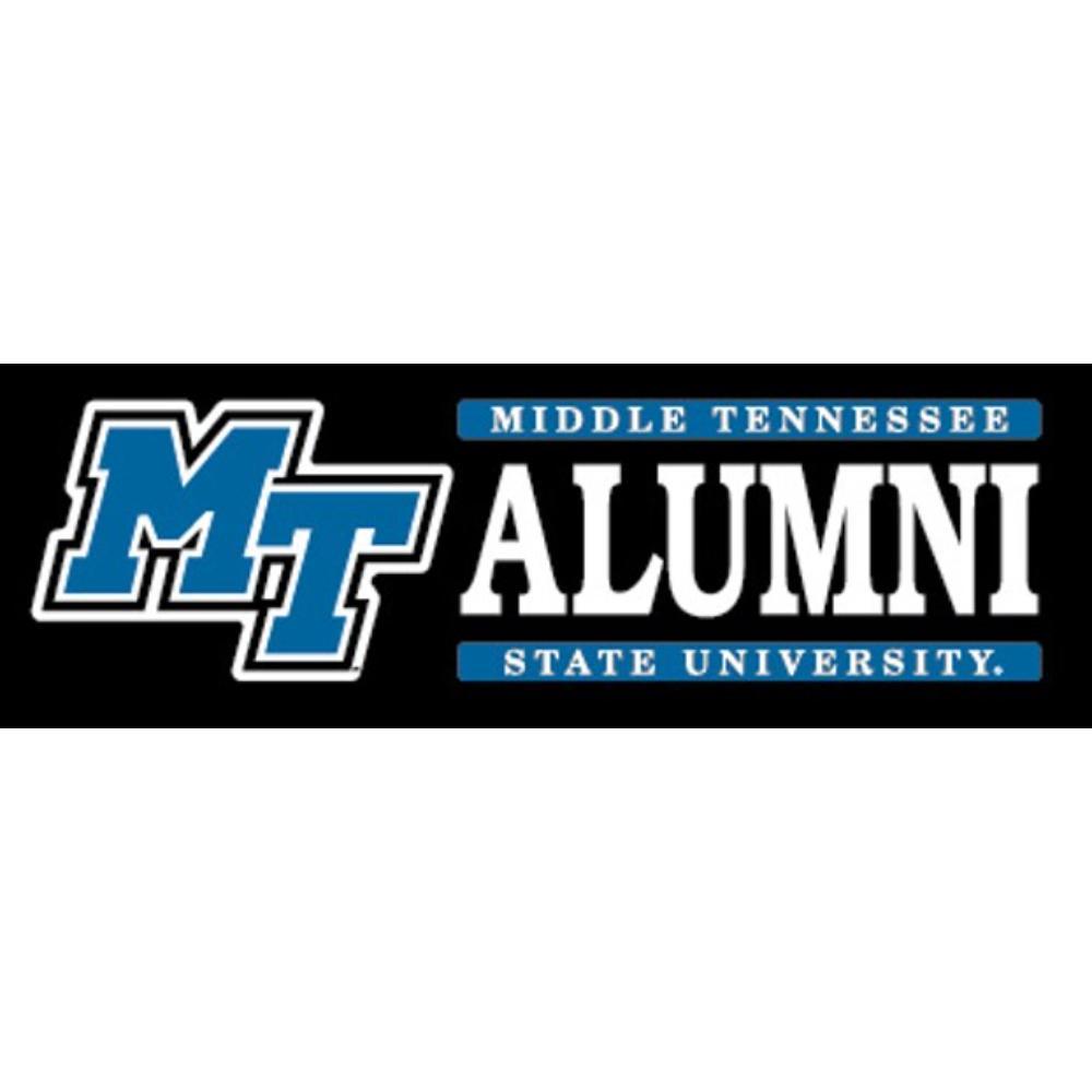 Mtsu Block Letter Alumni Decal