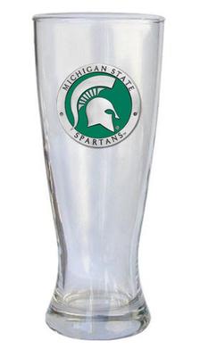 Michigan State Heritage Pewter Pilsner Glass