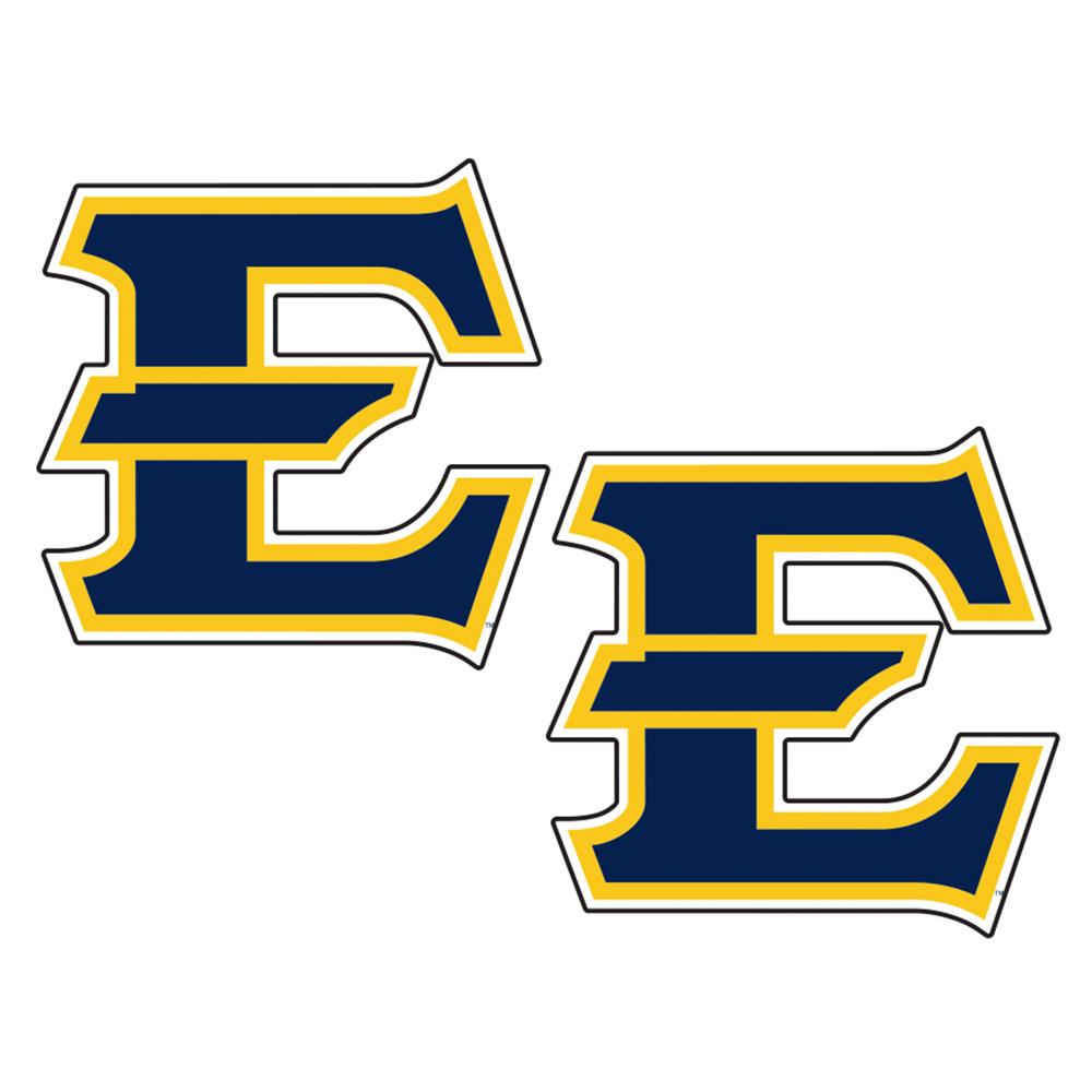 ETSU- ETSU E Logo Decal (2pk)- Alumni Hall