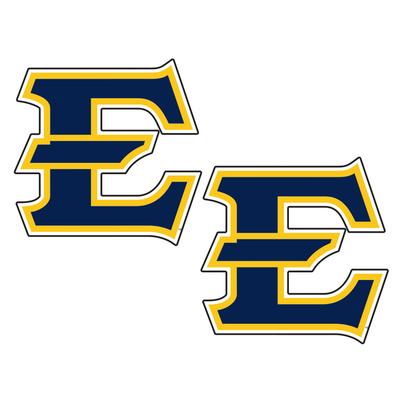 ETSU E Logo Decal (2pk)