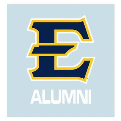 ETSU E Over Alumni Decal 5