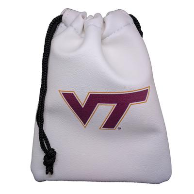 Virginia Tech Faux Leather Pouch