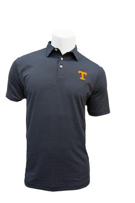 Tennessee Johnnie-O Albatross Jersey Pin Stripe Polo