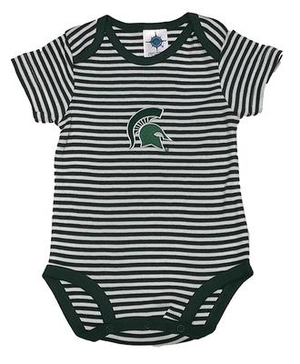 Michigan State Infant Striped Bodysuit