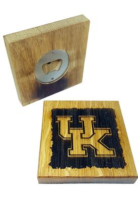 Kentucky Timeless Etching UK Logo Coasters w/ Bottle Opener