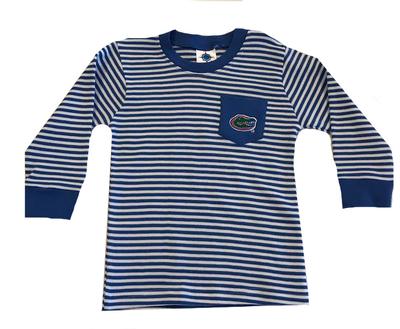 Florida Toddler Long Sleeve Stripe Pocket Tee