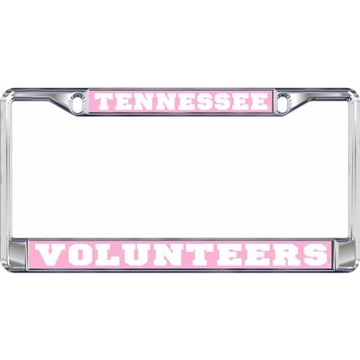 Tennessee Volunteers Pink License Plate Frame