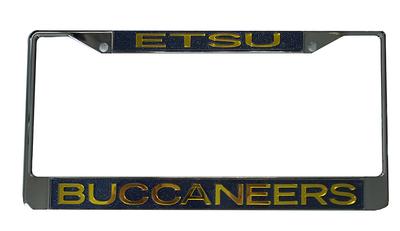 ETSU Glitter Mirror Finish License Plate Frame