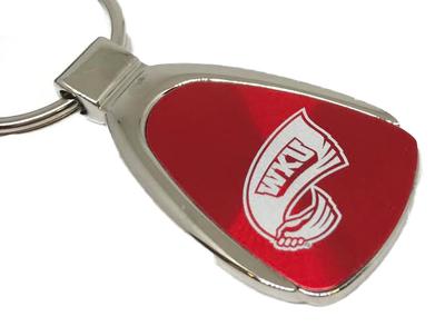 Western Kentucky Tear Drop Key Chain