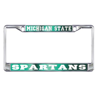 Michigan State Spartans Domed License Plate Frame