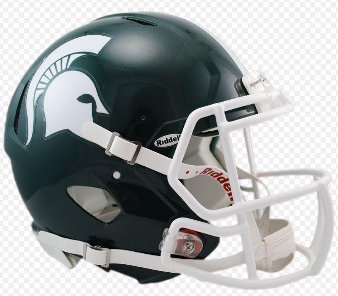 Michigan State Riddell Mini Speed Helmet