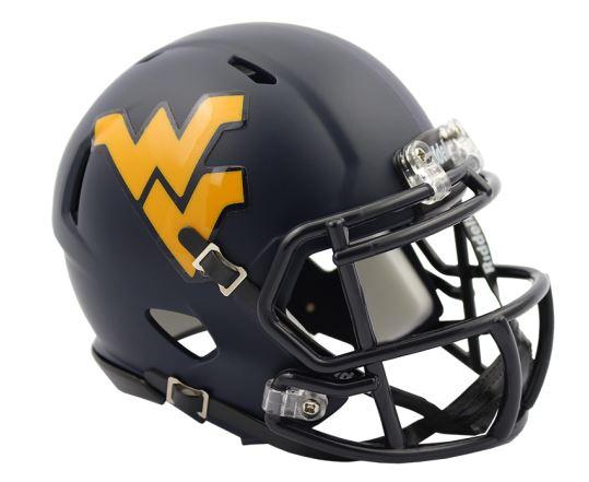 West Virginia Riddell Mini Speed Helmet