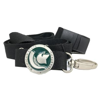 Michigan State Heritage Pewter Lanyard