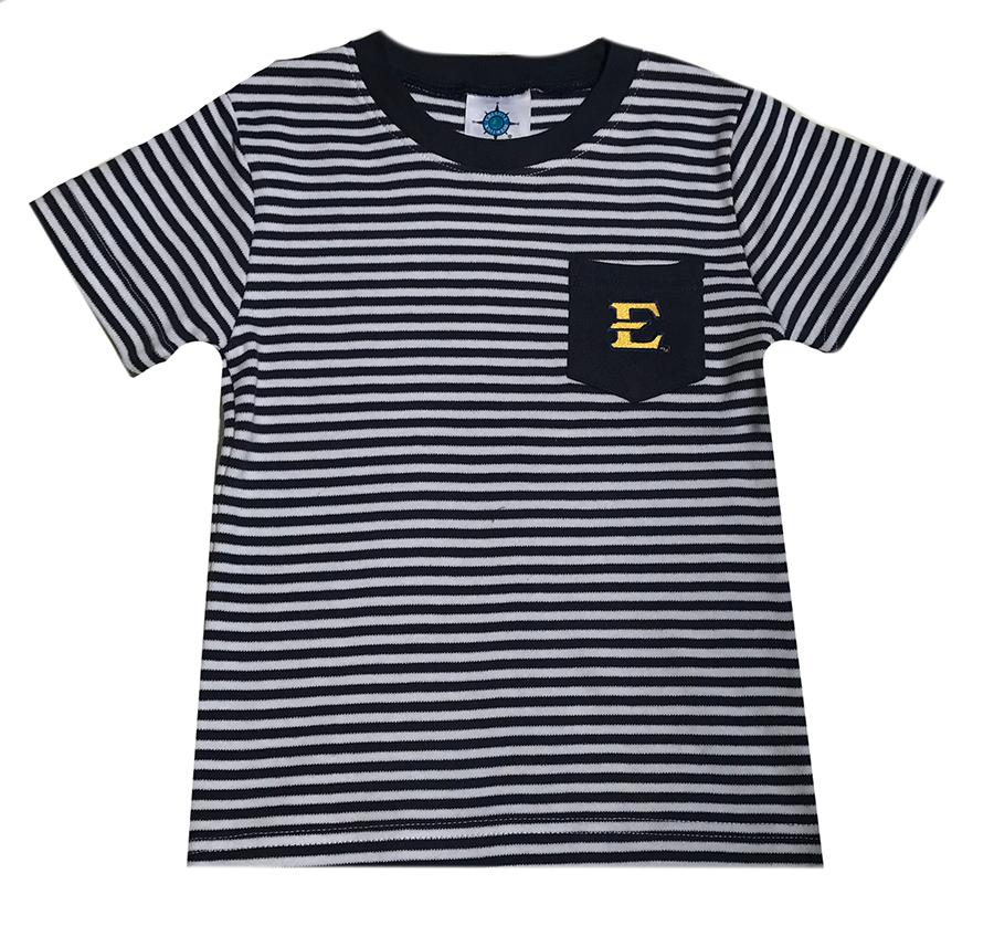 Etsu Toddler Striped Pocket Tee