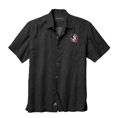 Florida State Tommy Bahama Luau Floral Core Camp Shirt