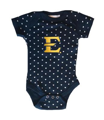 ETSU Infant Heart Onesie
