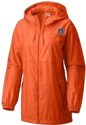 Auburn Columbia Women's Flashback Long Windbreaker