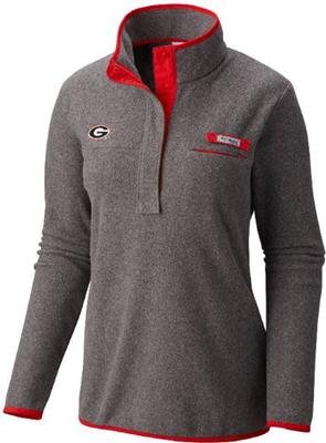 Georgia Columbia Women's Harborside Fleece Pullover