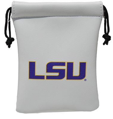 LSU Faux Leather Pouch