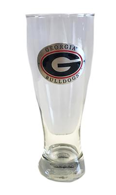 Georgia Heritage Pewter Pilsner Glass (Red Emblem)