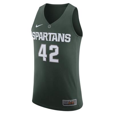 michigan state nike basketball jersey