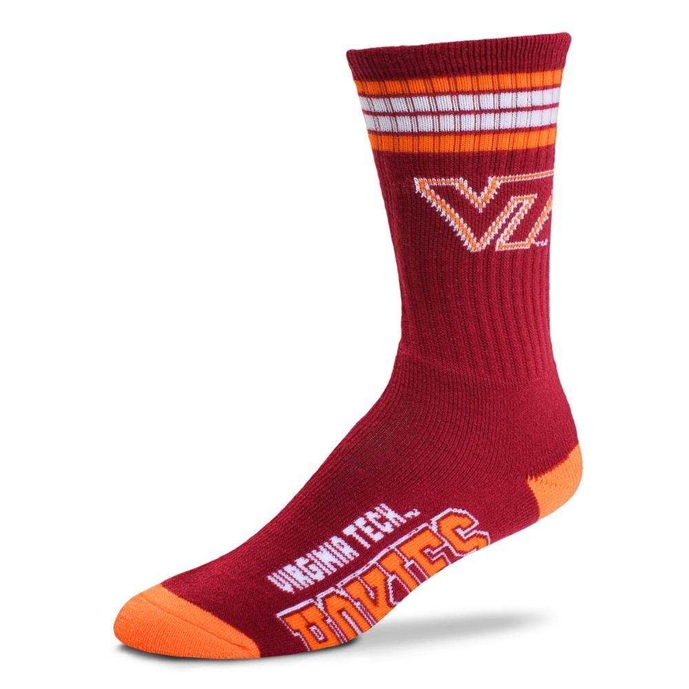  Virginia Tech 4 Stripe Deuce Socks