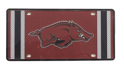 Arkansas Jersey Logo License Plate