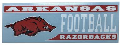 Arkansas Decal Football Block