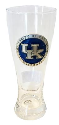 Kentucky Heritage Pewter Pilsner Glass (UK Blue Emblem)