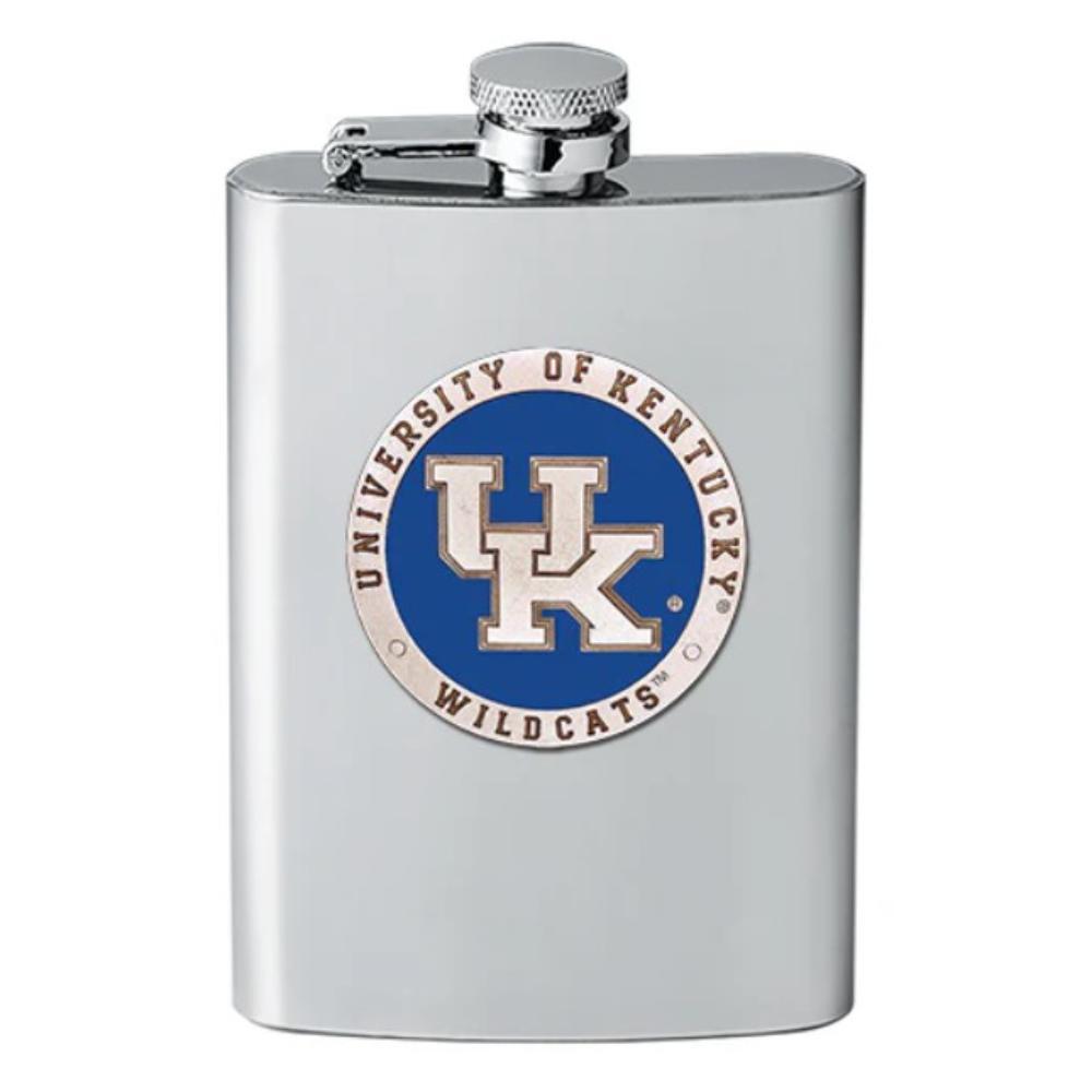 Kentucky Flask Blue Emblem