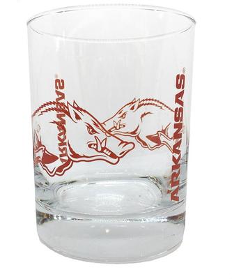 Arkansas 16oz Gameday Rocks Glass