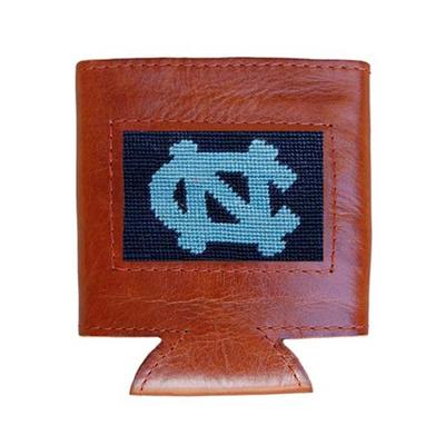 UNC Smathers & Branson Leather Needlepoint Cooler