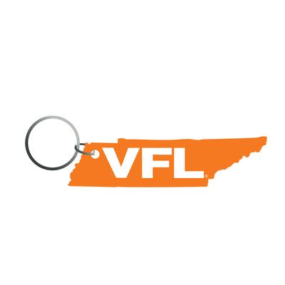Tennessee VFL State Outline Key Chain