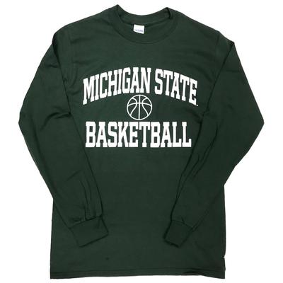 Michigan State Basic Basketball Long Sleeve Tee