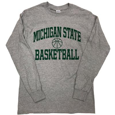 Michigan State Basic Basketball Long Sleeve Tee