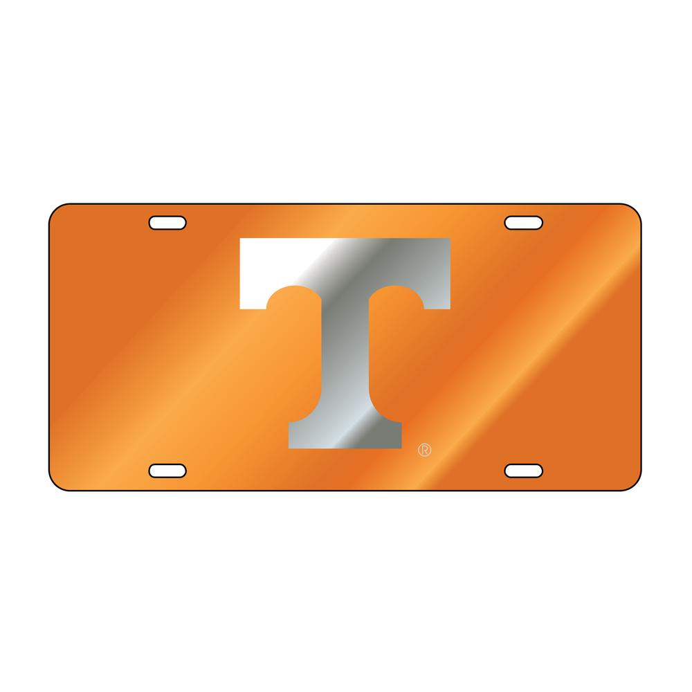 Vols- Tennessee Silver Power T License Plate Frame- Alumni Hall