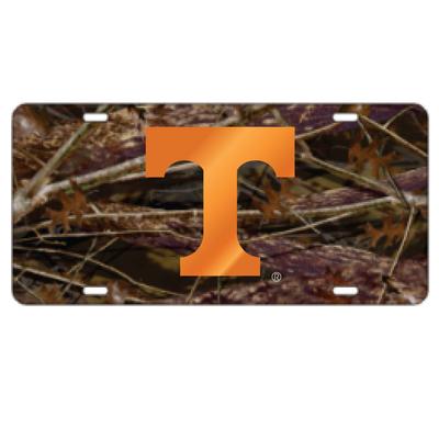 Tennessee Camo with Orange Power T License Plate