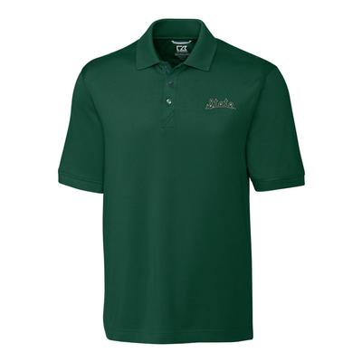 Michigan State Cutter And Buck Retro Logo Advantage DryTec Polo