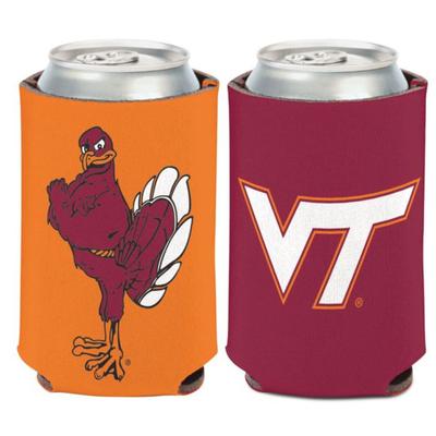Virginia Tech 2 Logo Can Cooler