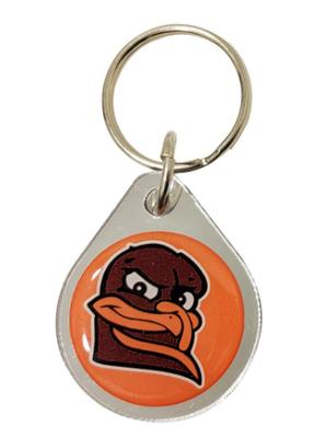 Virginia Tech Hokie Logo Keychain
