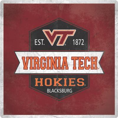 Virginia Tech Vintage Decal 4