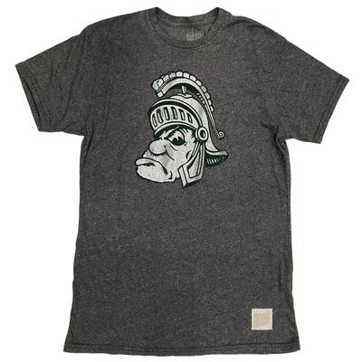 Michigan State Retro Brand Short Sleeve Mock Twist Tee